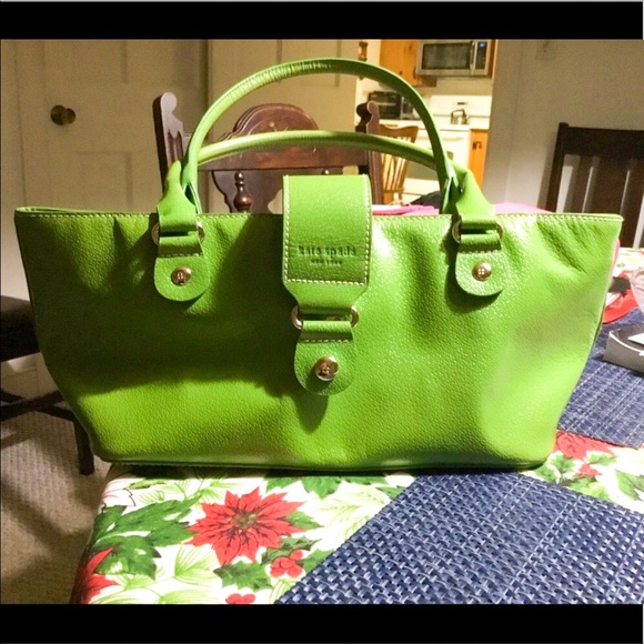 Kate Spade Kelly Green Leather Purse - Picture 5 of 9